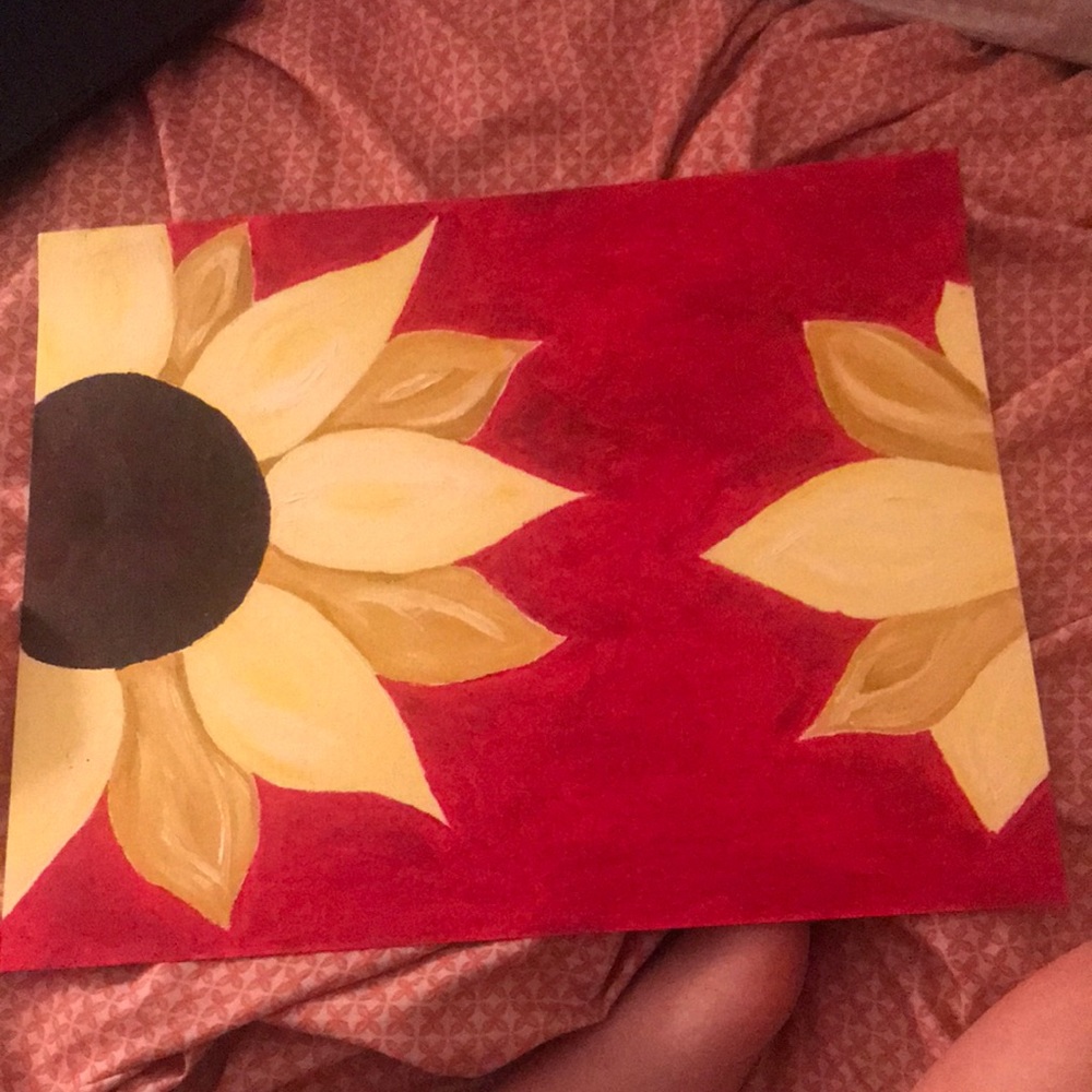 Sunflower painting